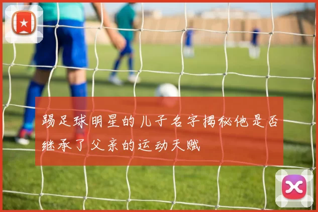 踢足球明星的儿子名字揭秘他是否继承了父亲的运动天赋